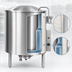 Thumbnail image #4 for Legion LGB-20 20-Gallon Gas-Fired 2/3 Jacketed Self-Contained Kettle