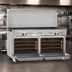 Thumbnail image #4 for Ultimate 60-Inch Gas Restaurant Range with 9 Open Burners and 2 Convection Ovens