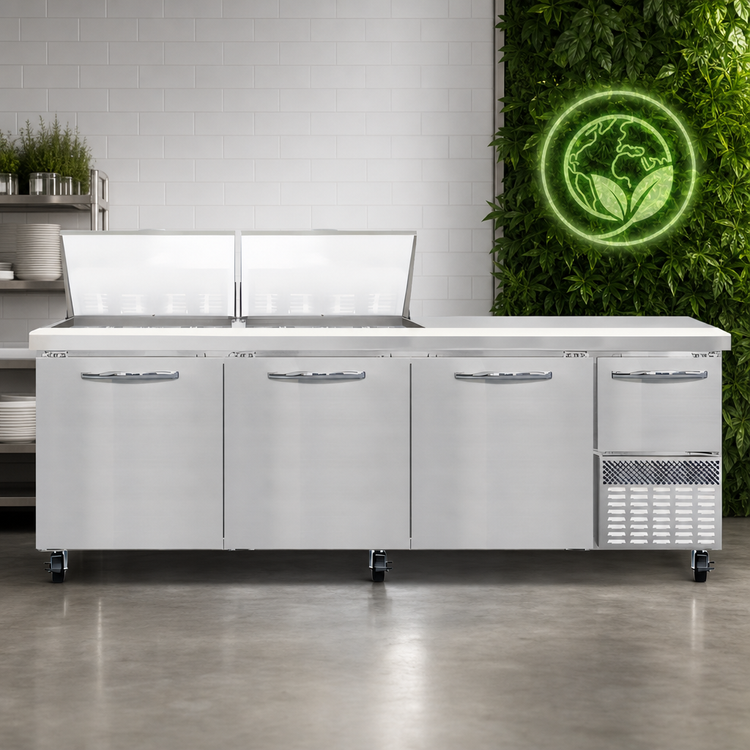 Product image #4 for Continental Refrigerator RA93N24M 93-Inch Mighty Top Refrigerated Sandwich Prep Table with 24 Pans