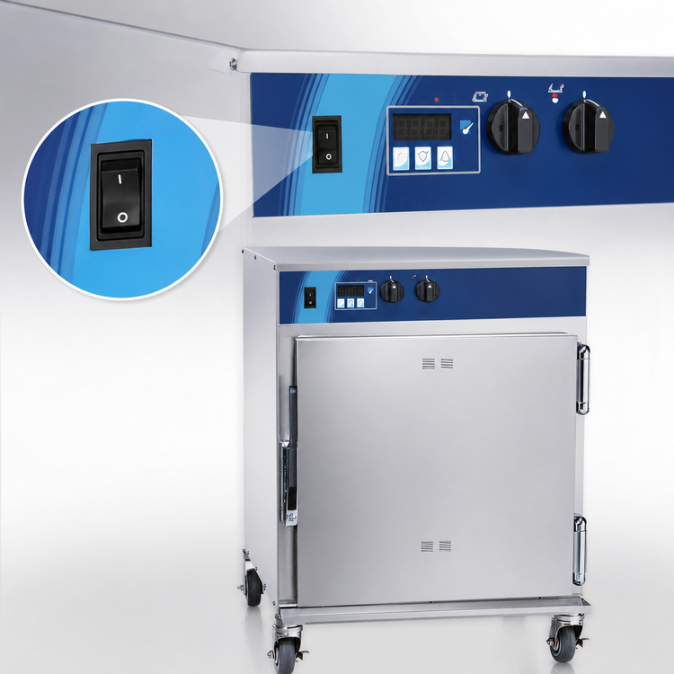 Product image #5 for Alto-Shaam 750-TH/II-QS Halo Heat Electric Cook & Hold Oven, Half-Height, 10 Full-Size Pan Capacity