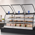 Thumbnail image #4 for Countertop Hot Self-Serve Merchandiser with Curved Glass, 35 Inch Wide, Stainless Steel