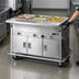 Thumbnail image #3 for Dinex ServeXpress DXPDME4PTSBH Mobile Electric Hot Food Counter with 4 Sealed Wells