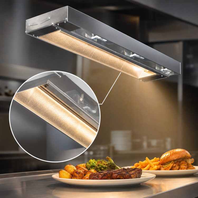 Product image #4 for Eagle RedHots 54-Inch Single Rod-Type Unlighted Strip Heat Lamp, 240V