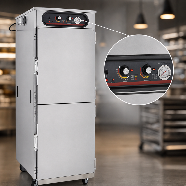 Product image #5 for hotLOGIX HL9-18 Full Height Humidified Heated Holding Cabinet, 36 Pan Capacity