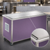Thumbnail image #4 for Vollrath 4-Series Signature Server Stainless Steel Frost Top Countertop Food Display, 60 x 28 x 27 Inches