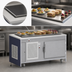 Thumbnail image #4 for Atlas Metal INFFB-4 Mobile Refrigerated Frost Top with Refrigeration Base, 64