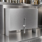 Thumbnail image #4 for Glastender CHOICE C-SRC-14 Single 14-Inch Stainless Steel Speed Rail Locking Cover