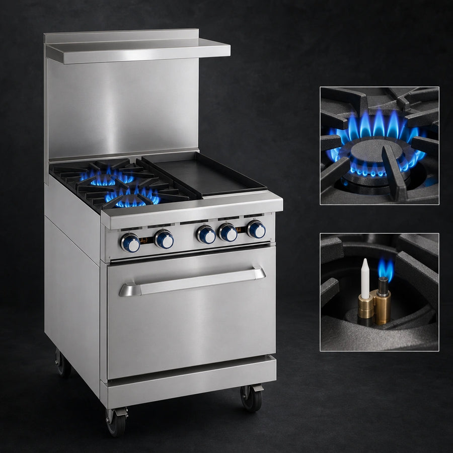 High-Output Open Burners