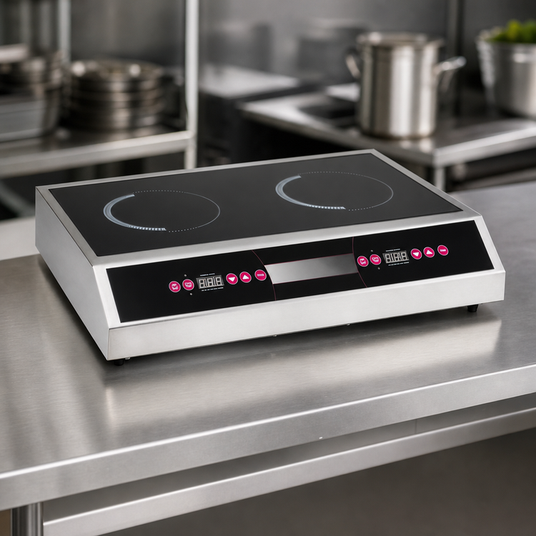 Product image #4 for Vollrath Professional-Series Dual Hob Side-by-Side Countertop Induction Range