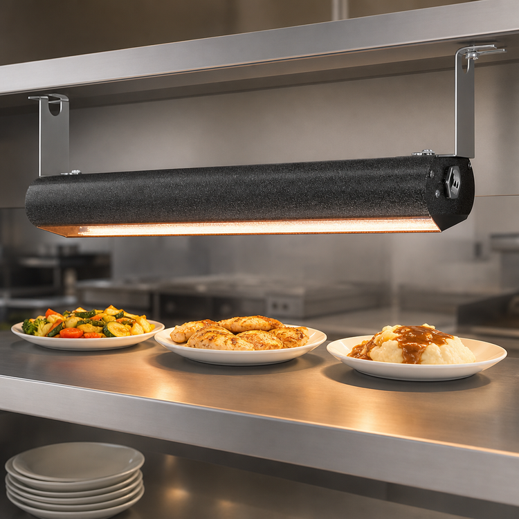Product image #4 for Vollrath 54-Inch Single Low Profile Unlighted Strip Heat Lamp with Remote Infinite Switch