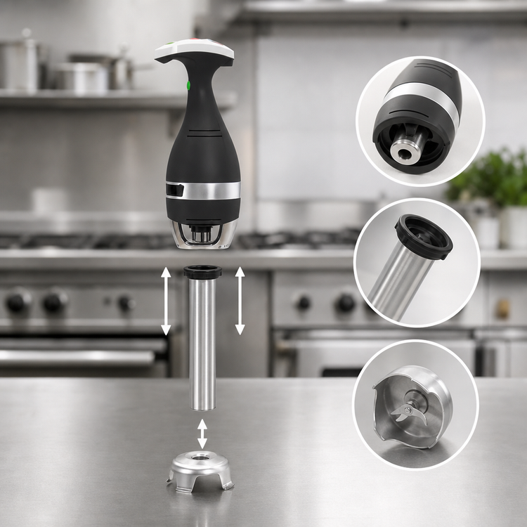 Product image #4 for Dito Sama Portable Handheld Immersion Blender with 22-Inch Stainless Steel Tube, Variable Speed, 450W