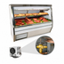 Thumbnail image #4 for Howard-McCray 34N Series 120-Inch Remote Double Duty Red Meat Service Case with LED Lighting