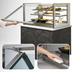 Thumbnail image #4 for Federal Industries Italian Glass Series 60-Inch Full-Service Heated Drop-In Counter Display Case