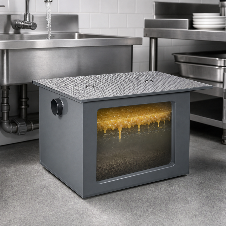 Product image #4 for Watts Grease Interceptor, 75 GPM, 150 lb Capacity, 4-Inch No-Hub Connections