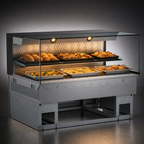 Thumbnail image #4 for Structural Concepts Reveal® NE3613HSSV Self-Service Open-Front Heated Slide-In Counter Display Case, Convection Heat, LED Lights, 35-3/4"W