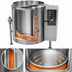 Thumbnail image #4 for Vulcan 60-Gallon Gas Tilting Steam Kettle with Power Tilt, 2/3 Jacketed, 316 Stainless Steel Liner