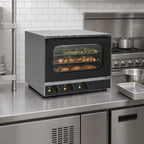 Thumbnail image #5 for Vollrath CO4-120HS Countertop Half-Size Standard Convection Oven, 3-Pan Capacity, Stainless Steel, 120V