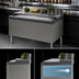Thumbnail image #4 for Perlick Top Shelf TSF Series 48-Inch Full-Depth Stainless Steel Underbar Ice Bin/Cocktail Unit with 10-Circuit Cold Plate