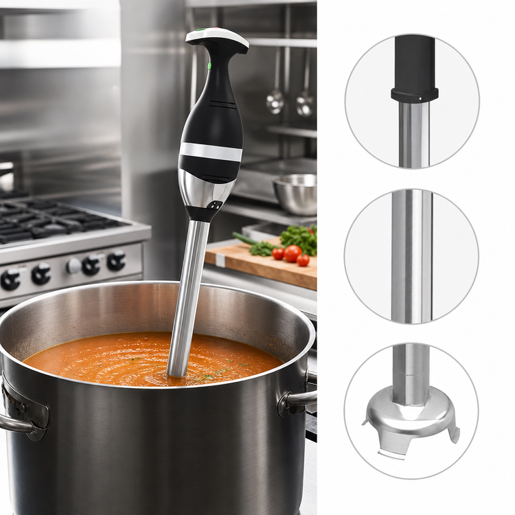 Product image #4 for Dito Sama Portable Handheld Immersion Blender with 22-Inch Stainless Steel Tube, Variable Speed, 650W