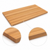 Thumbnail image #4 for John Boos Appalachian Red Oak Edge Grain Island Countertop with Full-Length Rails, 96