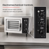 Thumbnail image #4 for NU-VU Moving Air XO-1 Countertop Electric Half-Size Convection Oven, 4 Half-Size Pan Capacity