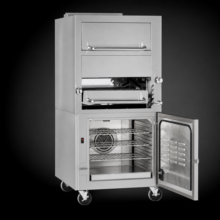 Product image #4 for Southbend Platinum 32-Inch Single Deck Heavy Duty Range Match Gas Infrared Broiler with Convection Oven Base and Warming Oven