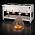Thumbnail image #4 for Aerohot EP304 Portable Electric 4-Well Steamtable Hot Food Unit with Carving Board