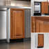 Thumbnail image #4 for Hoshizaki C-80BAK-ADDS ADA Compliant Air-Cooled Nugget Ice Machine with Built-In 27 lb. Bin and Custom Cabinet Door System