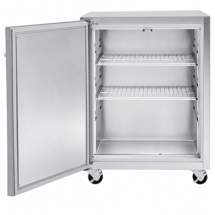 Product image #4 for Traulsen Dealer's Choice Compact Undercounter Reach-In Freezer, 27 Inch Wide, One Section, Left-Hinged Solid Door, Self-Contained