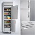Thumbnail image #4 for Beverage Air Horizon Series One-Section Reach-In Freezer, 21.06 Cu. Ft., 2 Half Solid Doors, Top-Mounted Self-Contained, Stainless Steel