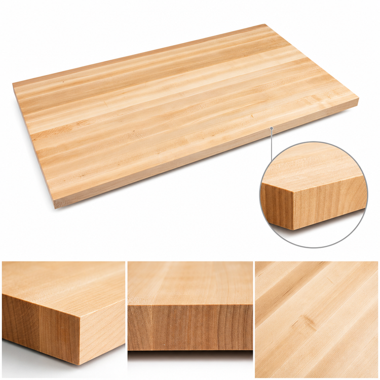 Product image #4 for Boos Block 120 x 27 Inch Edge Grain Northern Hard Rock Maple Kitchen Countertop, Varnique Finish