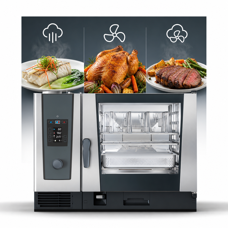 Product image #4 for RATIONAL iCombi Classic 6-Full Size Natural Gas Combi Oven