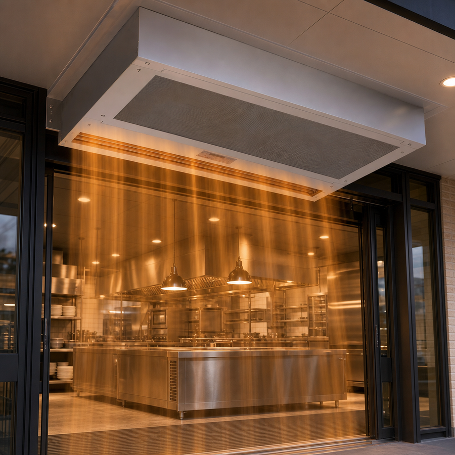 Electric Heated Air Curtain