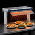 Thumbnail image #4 for Hatco Glo-Ray Designer Dual Unlighted Infrared Strip Heater, 33-1/2 Inch Wide, 3-Inch Spacing, 900 Watt, Aluminum, 14-Inch Stands