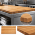 Thumbnail image #4 for Appalachian Red Oak Edge Grain Island Countertop, 96 x 30 x 1-1/2 Inch, Oil Finish