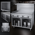 Thumbnail image #4 for Garland G Starfire Pro 48-Inch Gas Griddle Top Restaurant Range with Storage Base