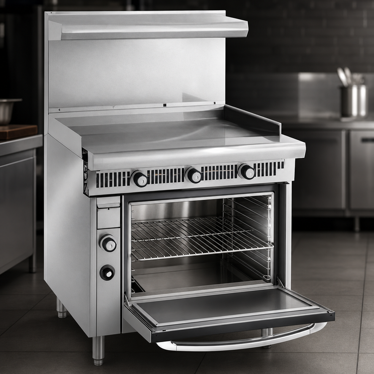 Product image #4 for Imperial Spec Series 36-Inch Heavy Duty Gas Range with Griddle and Standard Oven