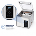 Thumbnail image #4 for ATMOVAC KAZE16XLD Countertop Single-Chamber Vacuum Packaging Machine with Dual 16.5-Inch Seal Bars