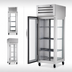 Thumbnail image #4 for True SPEC SERIES One-Section Pass-Thru Reach-In Refrigerator with Glass Front and Rear Doors