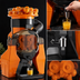 Thumbnail image #4 for Zumoval Trento FastTop Manual Feed Countertop Citrus Juicer with Self Tap and Automatic Shower, 45 Oranges/Minute, 115V