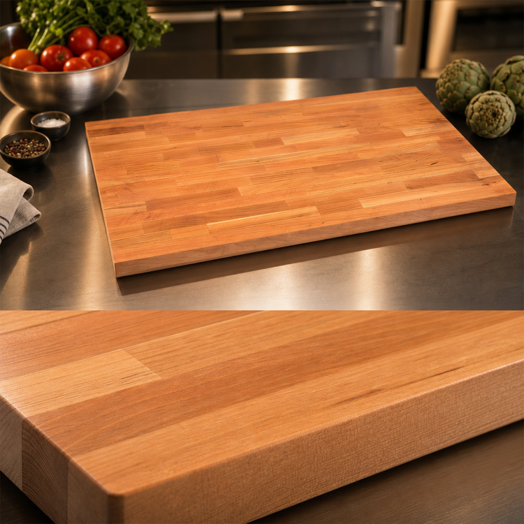 Product image #4 for John Boos Boos Block American Cherry Kitchen Countertop, 36 x 30 x 1.5 Inch, Blended Edge Grain, Oiled Finish