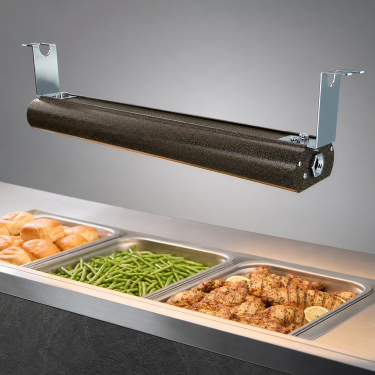 Product image #4 for Vollrath 18-Inch Low Profile Unlighted Strip Heat Lamp, 208V