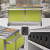 Thumbnail image #4 for Director's Choice DCS5-HFU-C-3 Mobile 5-Well Electric Hot Food Table