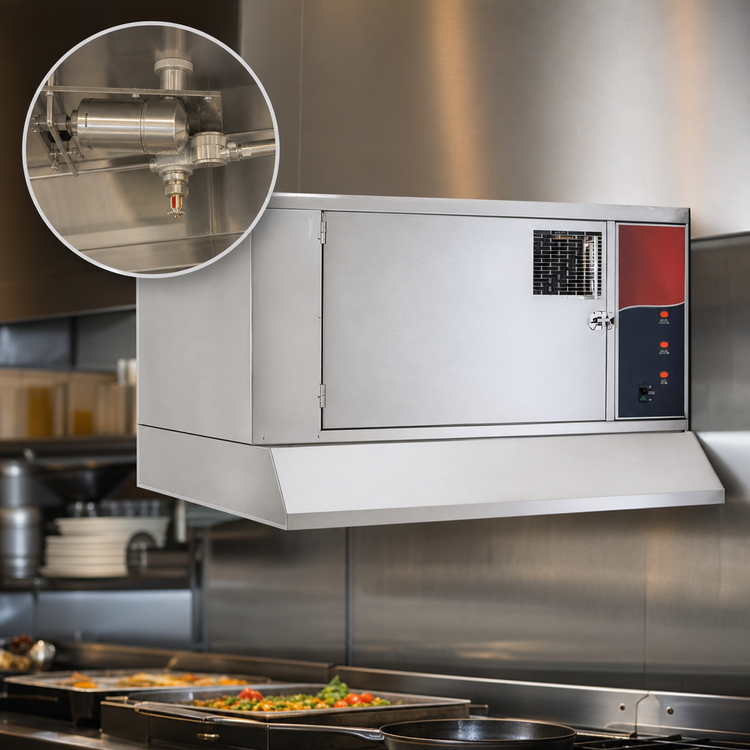 Product image #4 for Wells WVC-46 Canopy Ventless Hood, 36-Inch Cooking Zone, Self-Contained Ansul Fire Protection