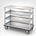 Thumbnail image #4 for Stainless Steel Queen Mary Utility Cart, 3-Shelf, 62 x 28 x 38.5 Inches