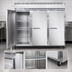 Thumbnail image #4 for Continental Refrigerator 3FESNSS Three-Section Extra-Wide Shallow Depth Reach-In Freezer