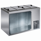 Thumbnail image #4 for Master-Bilt Products DC-8DSE All-Stainless Chest Ice Cream Dipping Cabinet, Self-Contained, 11 Top/8 Storage 3-Gallon Tub Capacity