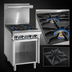 Thumbnail image #4 for Imperial Spec Series 18-Inch Gas Add-A-Unit Range with 2 Open Burners and Open Cabinet Base