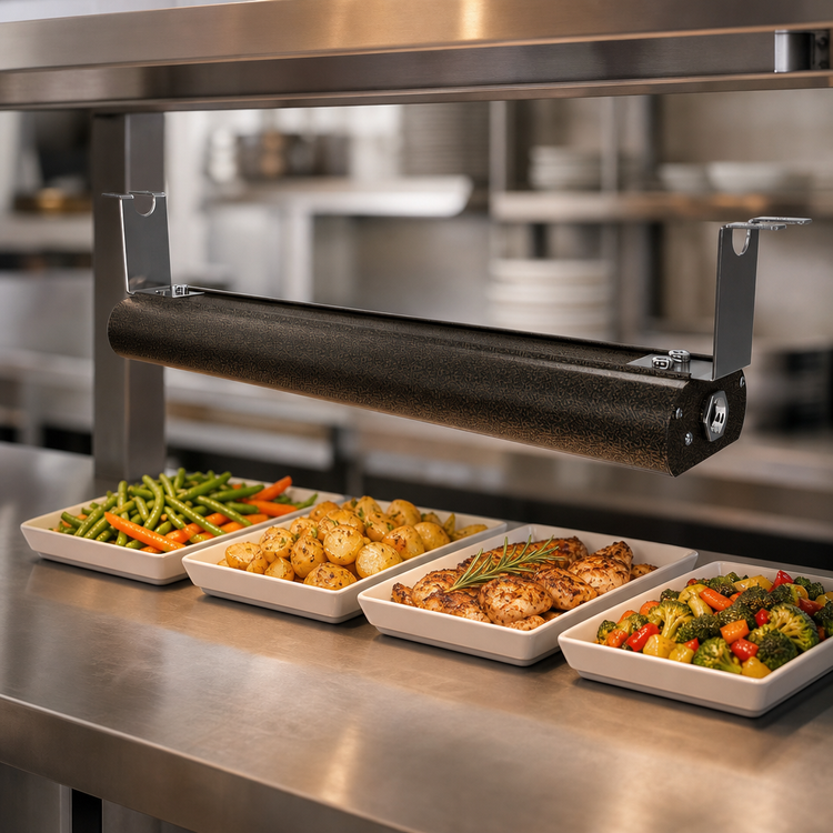 Product image #4 for Vollrath 84-Inch Low Profile Unlighted Strip Heat Lamp with Remote Toggle Switch