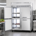 Thumbnail image #4 for Continental Refrigerator 2FENSAPTHD Two-Section Extra-Wide Pass-Thru Freezer with Half-Height Solid Doors